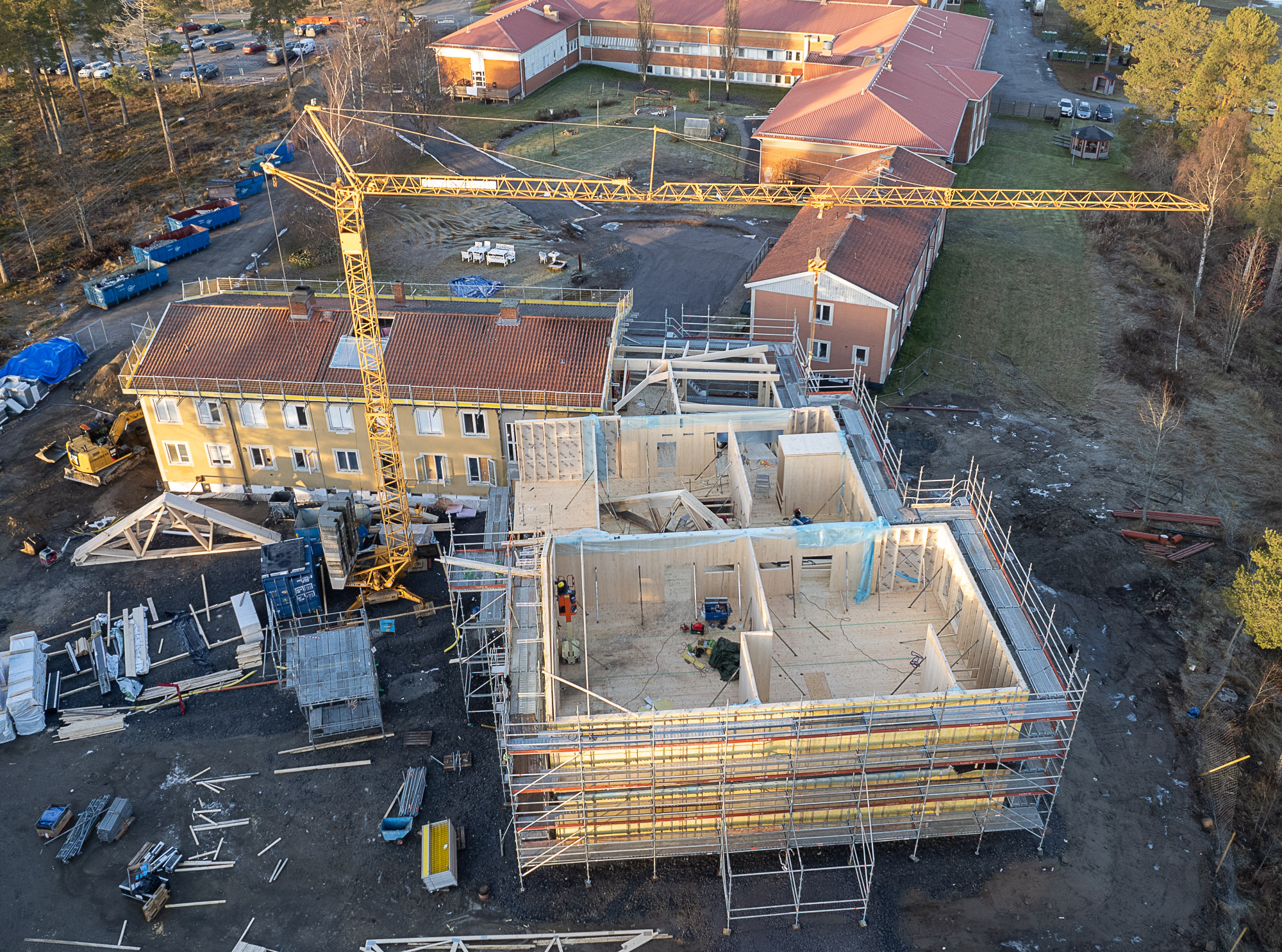 2021-11-18 Förskolebygget vid Omega, Nordmaling