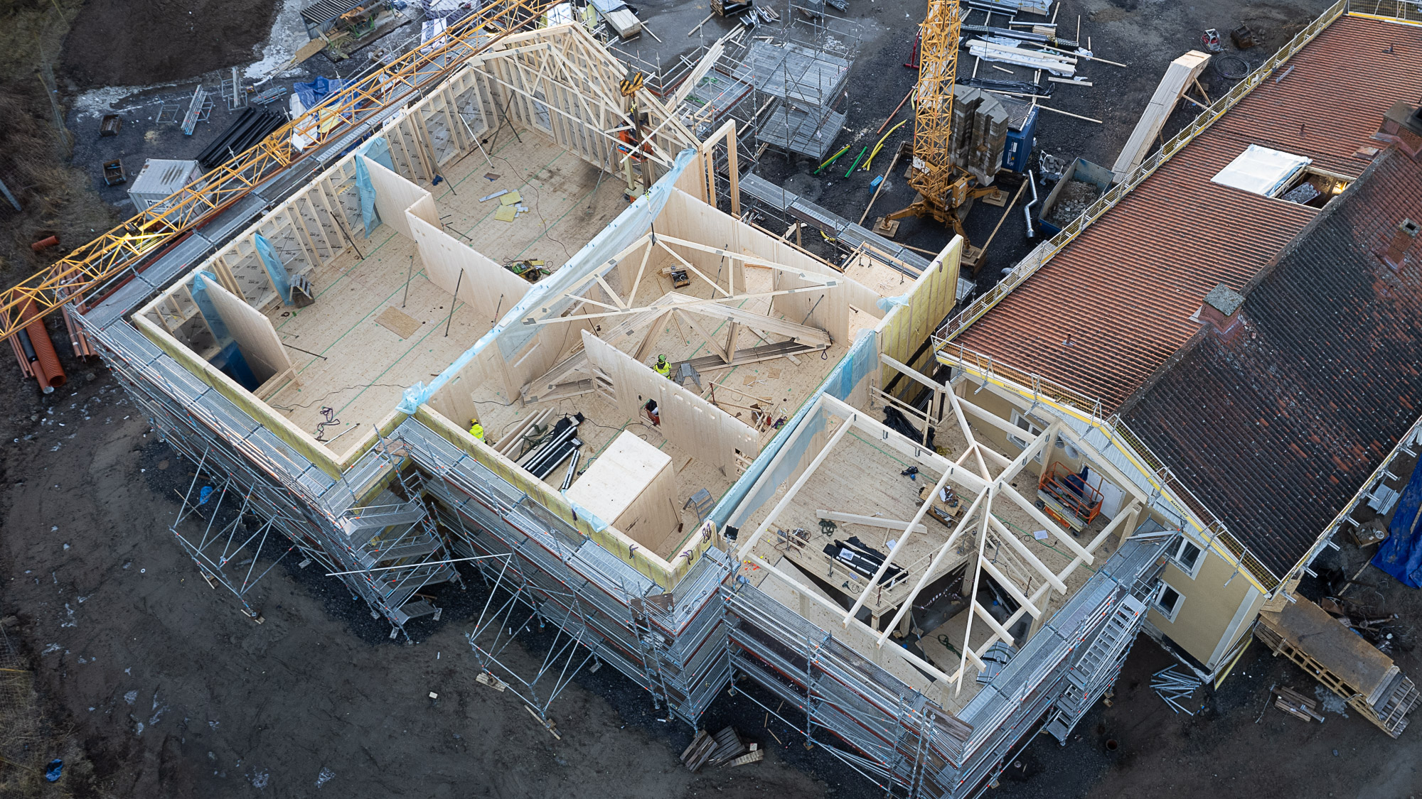 2021-11-18 Förskolebygget vid Omega, Nordmaling